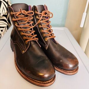 Blackstone Boots Goodyear Rubber Dutch Design Purple Lining Size Mens 42/8.5-9
